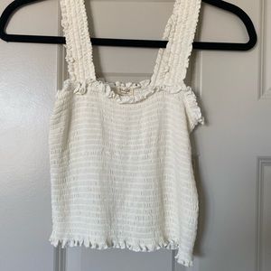 Brandy Melville ruffle tank top